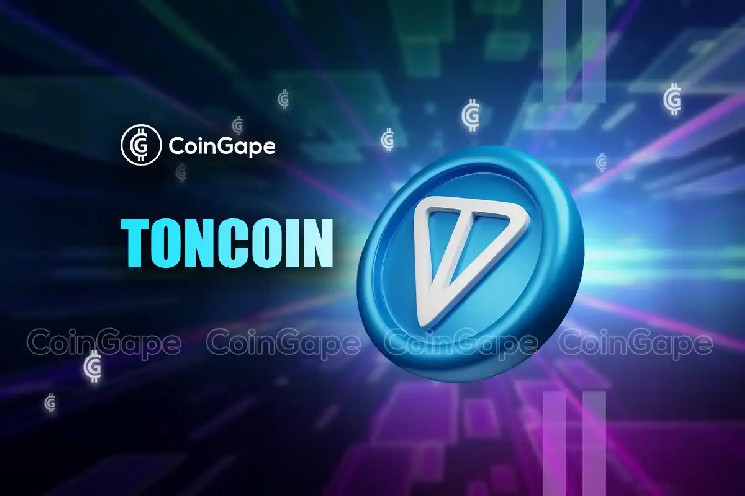 Новий ріст ціни токена Toncoin через річницю Telegram