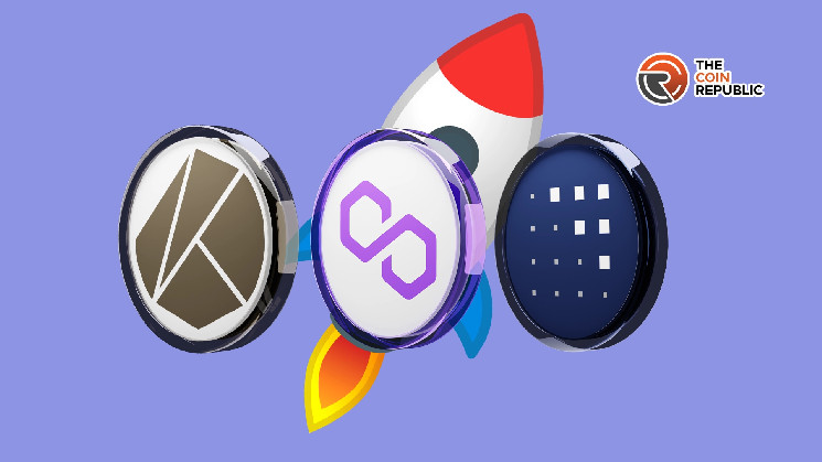 Три лучшие криптовалюты на неделе: MATIC, KLAY & FET