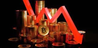 Bitcoin упал после обвала рынка акций