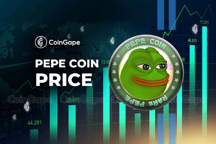 Цена монеты Pepe падает из-за снижения биткоина