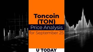 Прогноз ціни Toncoin (TON) на 25 вересня: позитивні показники, збільшення ціни на 3,59% за добу.