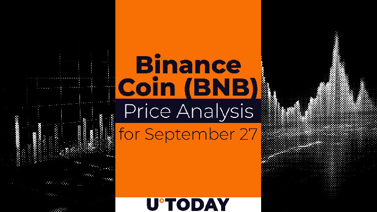 Прогноз ціни Binance Coin (BNB) на 27 вересня: зростання до $680