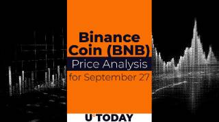 Прогноз цены Binance Coin (BNB) на 27 сентября: рост к цели $615