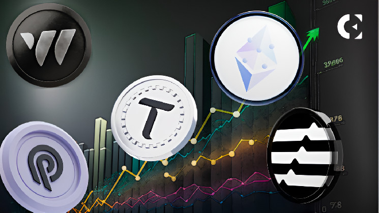 5 альткоинов с потенциалом роста на восстановившемся рынке криптовалют: TAO, W, ETHW, APT, PYTH