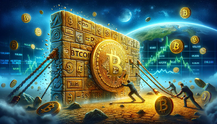 Цена Биткойна: новое ралли или откат? Сопротивление на уровне $66,400.