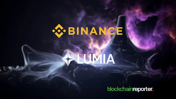 Кампания Binance по стейкингу токенов LUMIA: доход до 19.9% годовых для участников