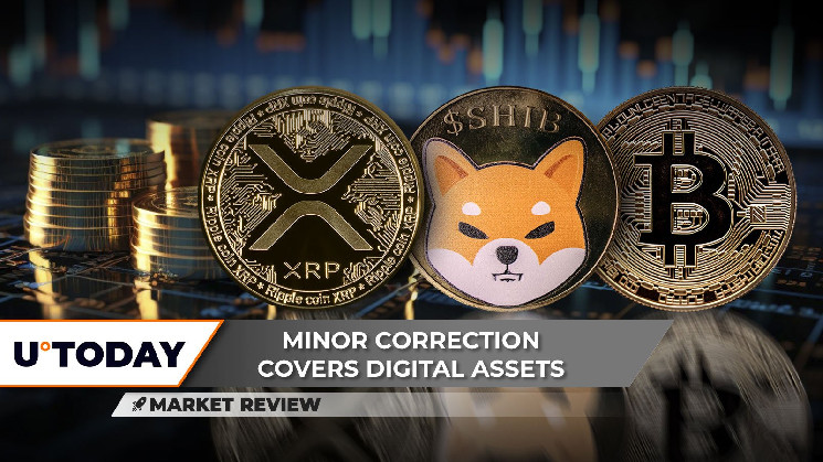 XRP: решающий момент на горизонте, Bitcoin в поиске нового пика. SHIB: ралли остановилось, что дальше?