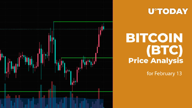 Прогноз ціни на біткоїн на 13 лютого: рух до $50,000.