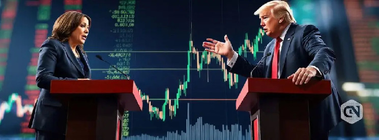 Трамп опережает Харрис на выборах: шанс победы 58.9% против 41.1% на Polymarket