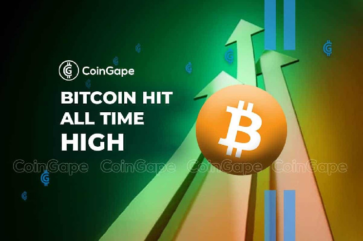 Биткойн обновил исторический максимум, достигнув $77,000 на фоне победы Трампа на выборах