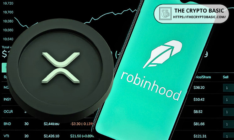 XRP возглавил топ-движений на Robinhood после возвращения на платформу и стремительно приближается к $1